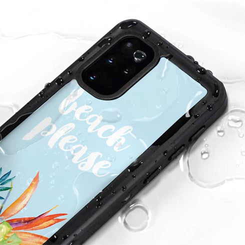 Beach Please Galaxy S20 Plus Waterproof Case