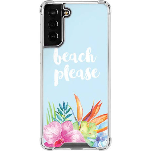 Beach Please Galaxy S21 FE Clear Case