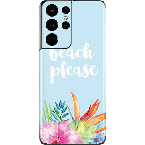 Beach Please Galaxy S21 Ultra 5G Skin