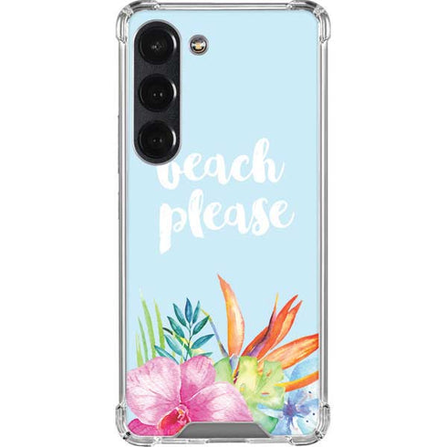 Beach Please Galaxy S23 Clear Case