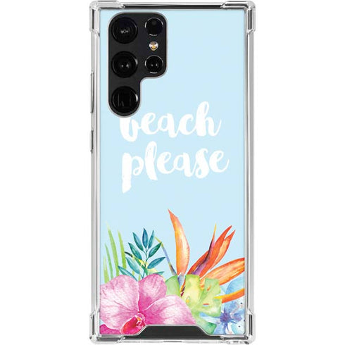 Beach Please Galaxy S24 Ultra Clear Case