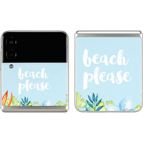 Beach Please Galaxy Z Flip3 5G Skin