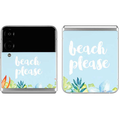 Beach Please Galaxy Z Flip4 5G Skin