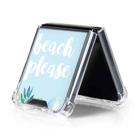 Beach Please Galaxy Z Flip5 5G Clear Case