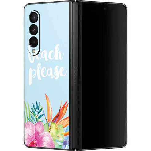 Beach Please Galaxy Z Fold3 5G Skin