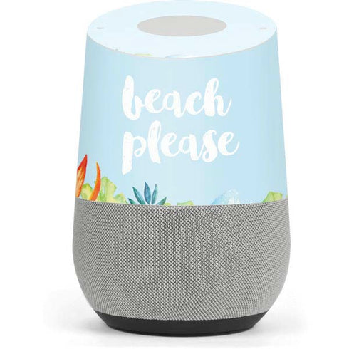 Beach Please Google Home Skin