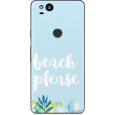 Beach Please Google Pixel 2 Skin