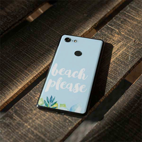 Beach Please Google Pixel 3 Skin