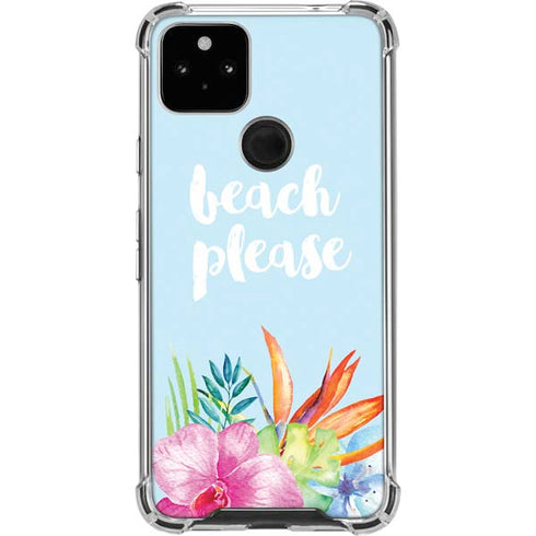 Beach Please Google Pixel 5a 5G Clear Case