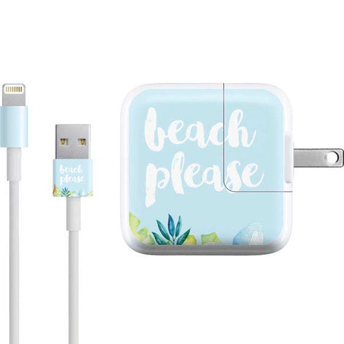 Beach Please iPad Charger (10W USB) Skin