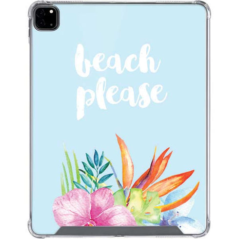 Beach Please iPad Pro 12.9in (2020) Clear Case