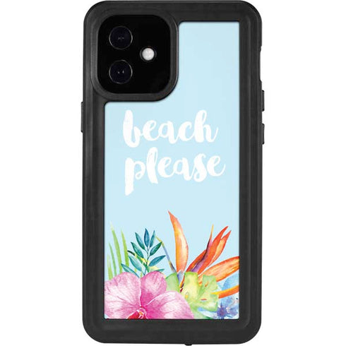 Beach Please iPhone 12 Mini Waterproof Case