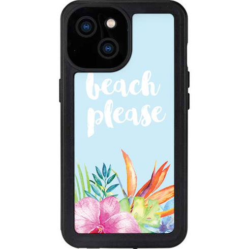 Beach Please iPhone 13 Mini Waterproof Case