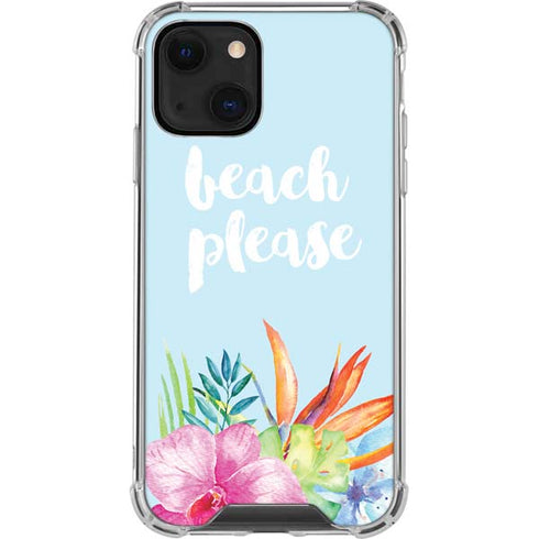 Beach Please iPhone 14 Plus Clear Case