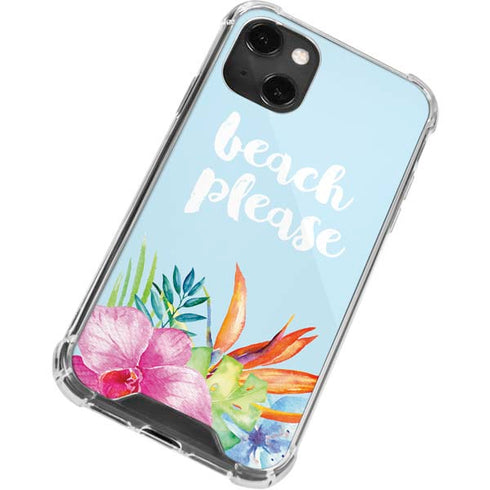 Beach Please iPhone 14 Plus Clear Case