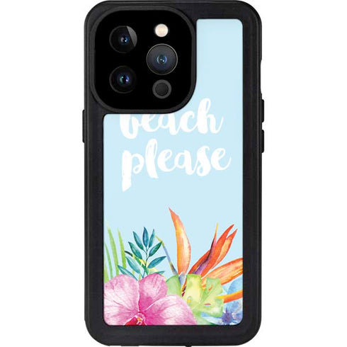 Beach Please iPhone 14 Pro Waterproof Case
