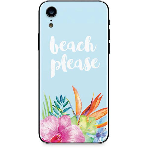 Beach Please iPhone XR Skin