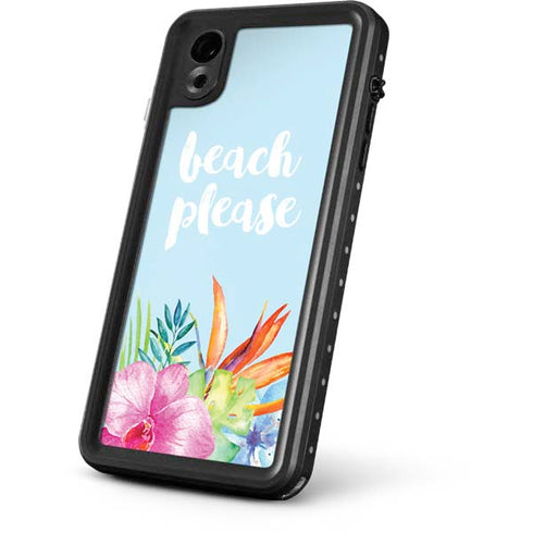 Beach Please iPhone XR Waterproof Case