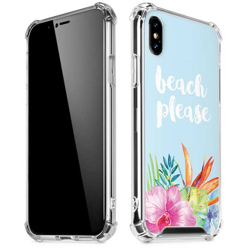 Beach Please iPhone XS Max Clear Case