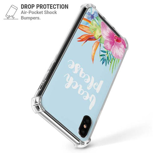 Beach Please iPhone XS Max Clear Case