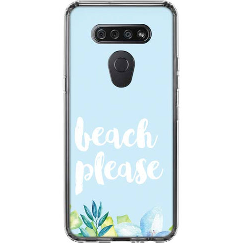 Beach Please LG K51/Q51 Clear Case