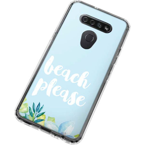 Beach Please LG K51/Q51 Clear Case