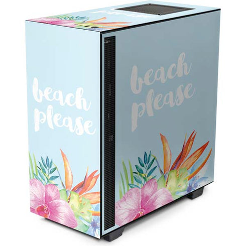 Beach Please NZXT H510 Compact ATX Mid-Tower Case Skin
