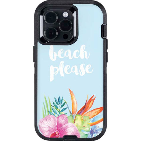 Beach Please Otterbox Defender iPhone Skin