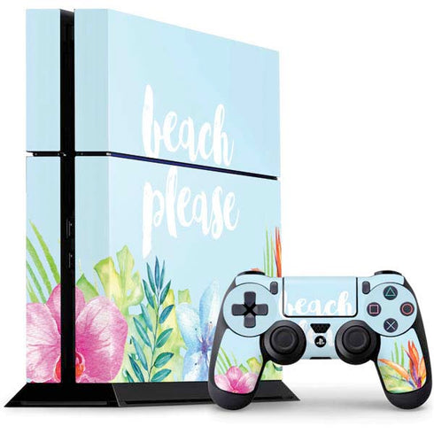 Beach Please PS4 Console and Controller Bundle Skin
