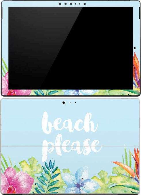 Beach Please Surface Pro 4 Skin