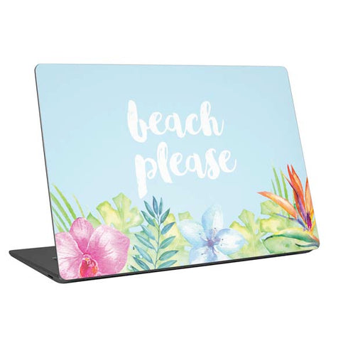 Beach Please Universal Laptop 13in (10.6 x 7.6in) Skin