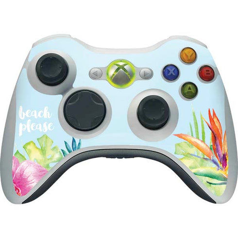 Beach Please Xbox 360 Wireless Controller Skin