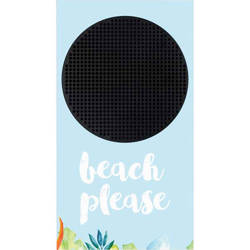 Beach Please Xbox Series S Console Skin