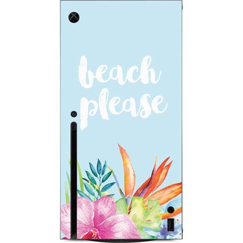 Beach Please Xbox Series X Console Skin