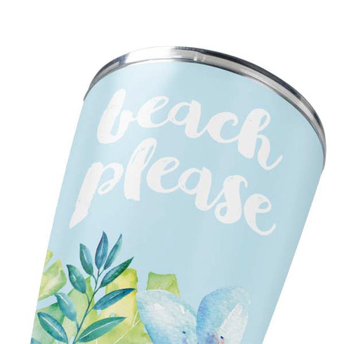 Beach Please Yeti 20oz Tumbler Skin