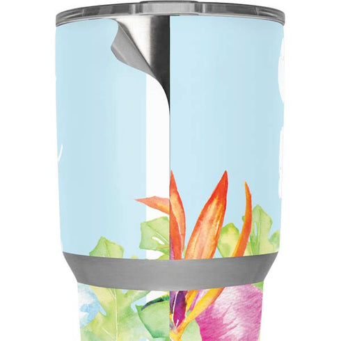 Beach Please Yeti 30oz Rambler Tumbler Skin