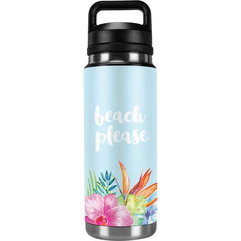 Beach Please YETI Rambler 26oz Bottle Skin