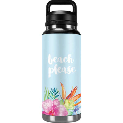 Beach Please YETI Rambler 36oz Bottle Skin