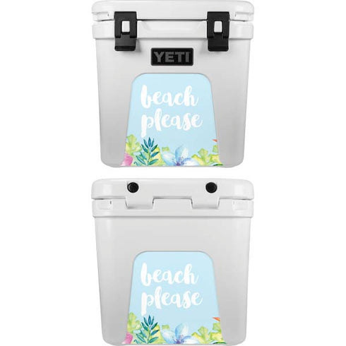 Beach Please YETI Roadie 24 Hard Cooler Skin