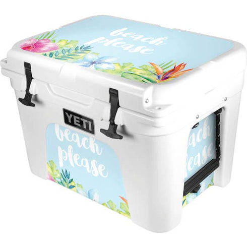 Beach Please YETI Tundra 35 Hard Cooler Skin