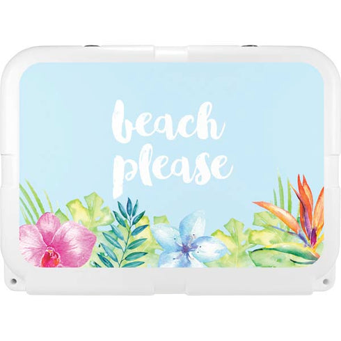 Beach Please YETI Tundra 35 Hard Cooler Skin
