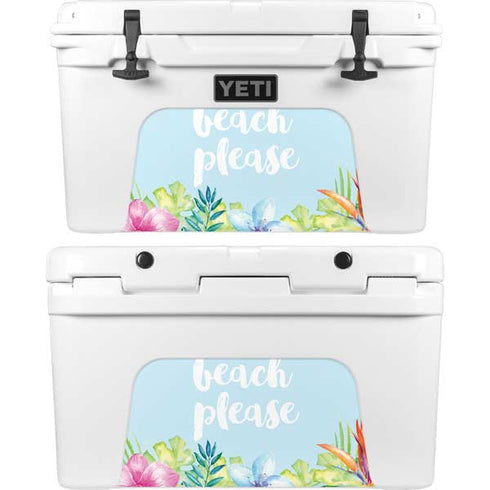 Beach Please YETI Tundra 45 Hard Cooler Skin