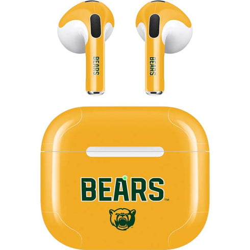 Baylor University Bears Apple AirPods (3rd Gen 2021) Skin
