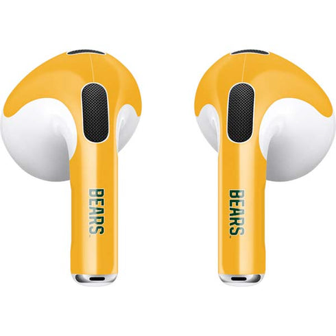 Baylor University Bears Apple AirPods (3rd Gen 2021) Skin