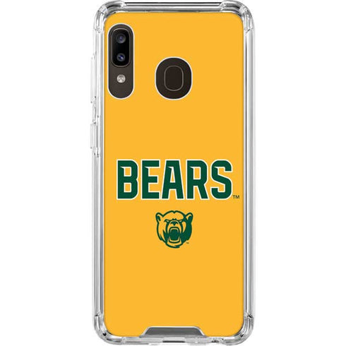 Baylor University Bears Galaxy A30 Clear Case