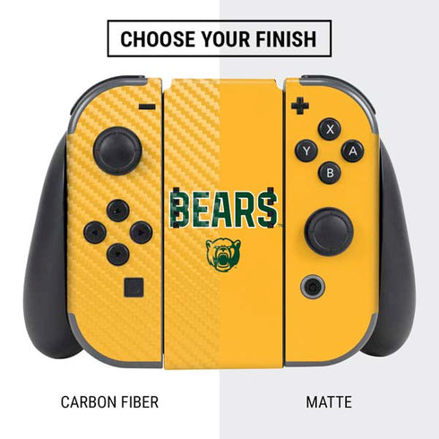 Baylor University Bears Nintendo Switch Bundle Skin
