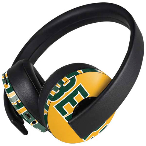 Baylor University Bears PlayStation 4 Gold Wireless Headset Skin