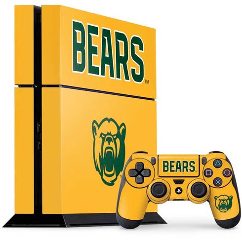 Baylor University Bears PS4 Console and Controller Bundle Skin