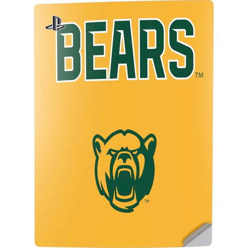 Baylor University Bears PS5 Digital Edition Console Skin