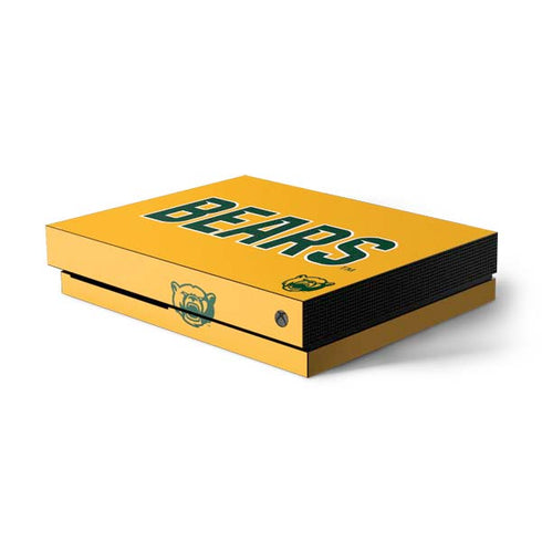 Baylor University Bears Xbox One X Console Skin